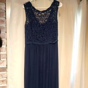 Navy bridesmaid dress